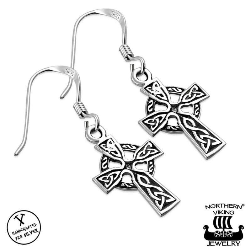 Kelttikorut Northern Viking Jewelry® Korvakorut Hopea Kelttiristi