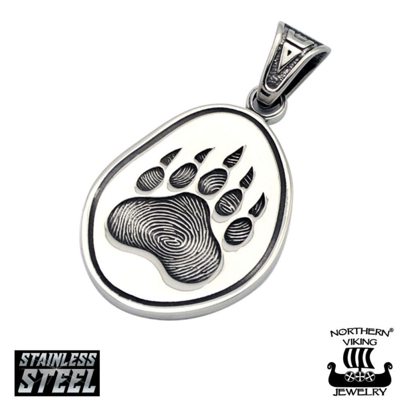Kaulakoru Northern Viking Jewelry Bear Paw Amulet(50cm)