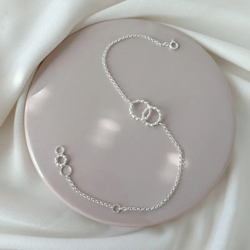 Lila Design Bubbel Together rannekoru